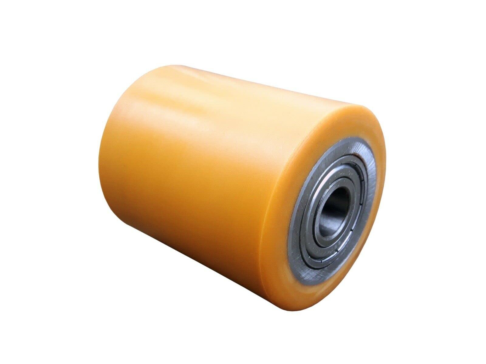 WIKO Hubwagen Rollen Polyurethan Rollen 80x95 mm - Räder mit Kugellagern Hubwagenräder Laufrollen Fixierer Rad Palettenrollen - 800 kg (20 mm (Achsloch))