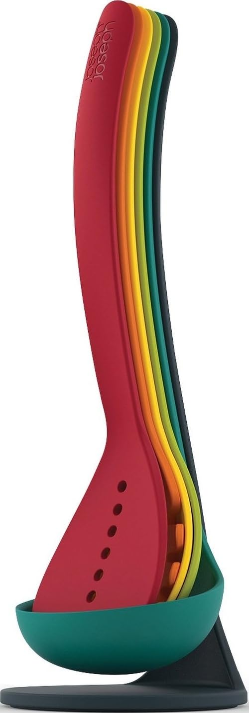 Joseph Nest 5 piece Utensils set with magnetic storage 8, Multicolour