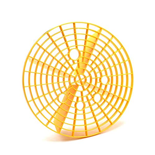 Fornateu Car Wash Suciedad Guardia Coche Filtro de Suciedad del Coche del Cubo de Agua del lavadero de la Suciedad Cartucho filtrante Automoción Lavado de Herramientas, Amarillo, 23cm