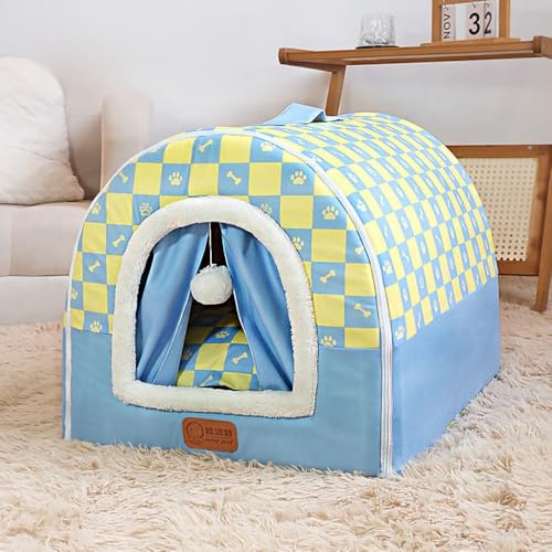 ペットベッド 犬用ベッド 猫用ベッド ペット用ベッド 防寒 犬 ベッド 冬用 ふわふわ 暖かい ドーム型 猫 ハウス 冬用 洗える 犬ハウス 可愛い キャットベッド 室内 猫 ベッド 犬 ベッド ペットクッション付き ペット用品
