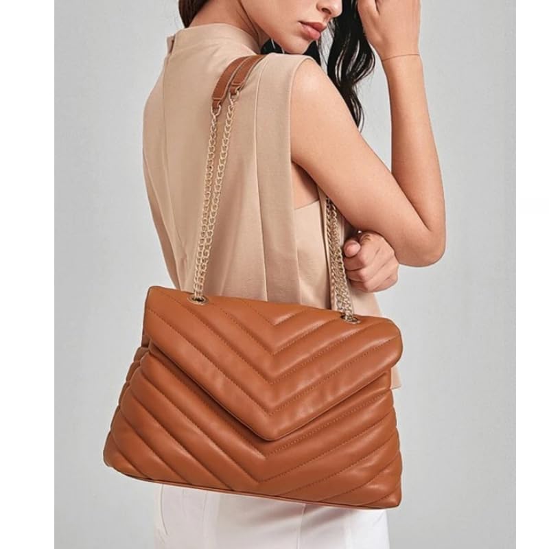 Crossbody Bags for Women, Commuter Soft Handbags and purses for Office, Trendy Shoulder bags with Flap2