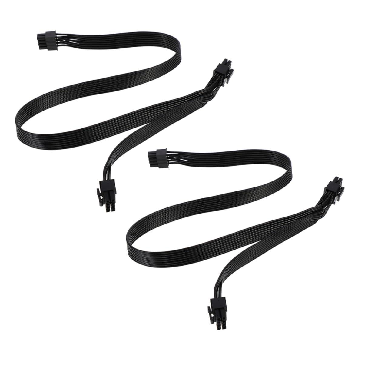 Cable de alimentación PCIe divisor de pines macho extensor flexible para GPU y fuente 6