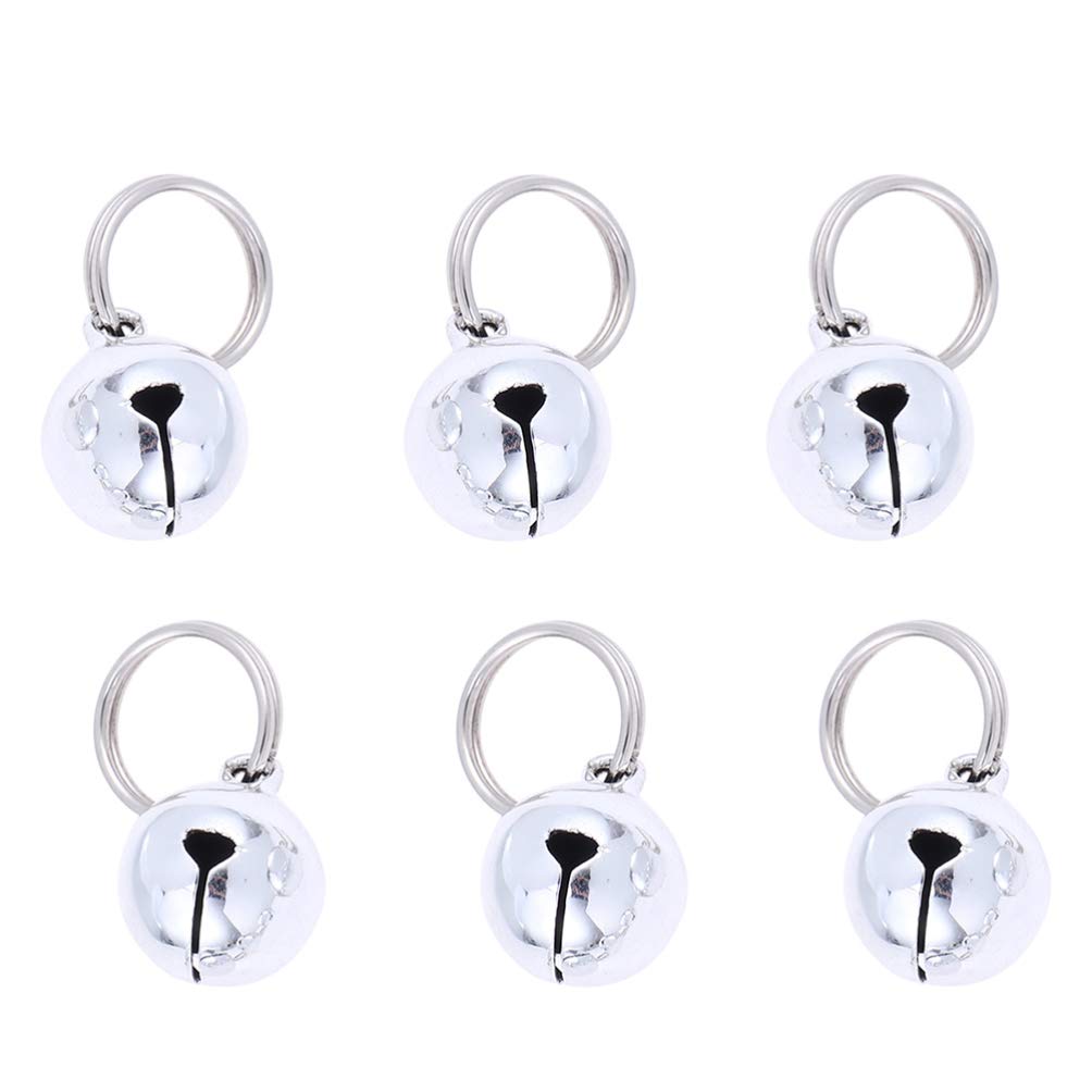 balacoo Cat Bells for Collar Loud Jingle Bell Pendant - Non Rust Pet Tracker Lost Bells Ornament for Small Medium Dogs Cats (5Pcs,18MM)