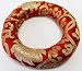 F1041/F783 Huge Silk Brocade Cushion Pillow for Tibetan Singing Bowl Handmade in Nepal