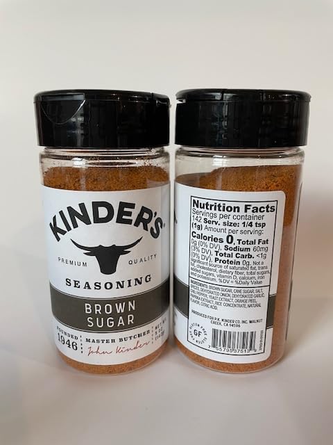 Seasoning Set, KINDERS, Prime Rib, Prime Steak, Brown Sugar, Buttery Poultry Blend, Cowboy Butter, Variety 5 Count Bundle Seasonings Rubs Spices (26.4oz) + credit card style opener (6 items)!