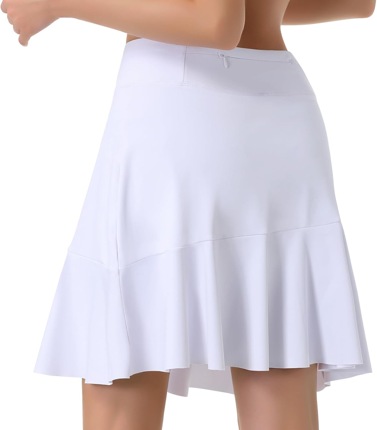 Turnhier Womens 19" Knee Length Skorts Skirts High Waisted Tennis Skirts Athletic Golf Skorts with Shorts Pockets - Image 2