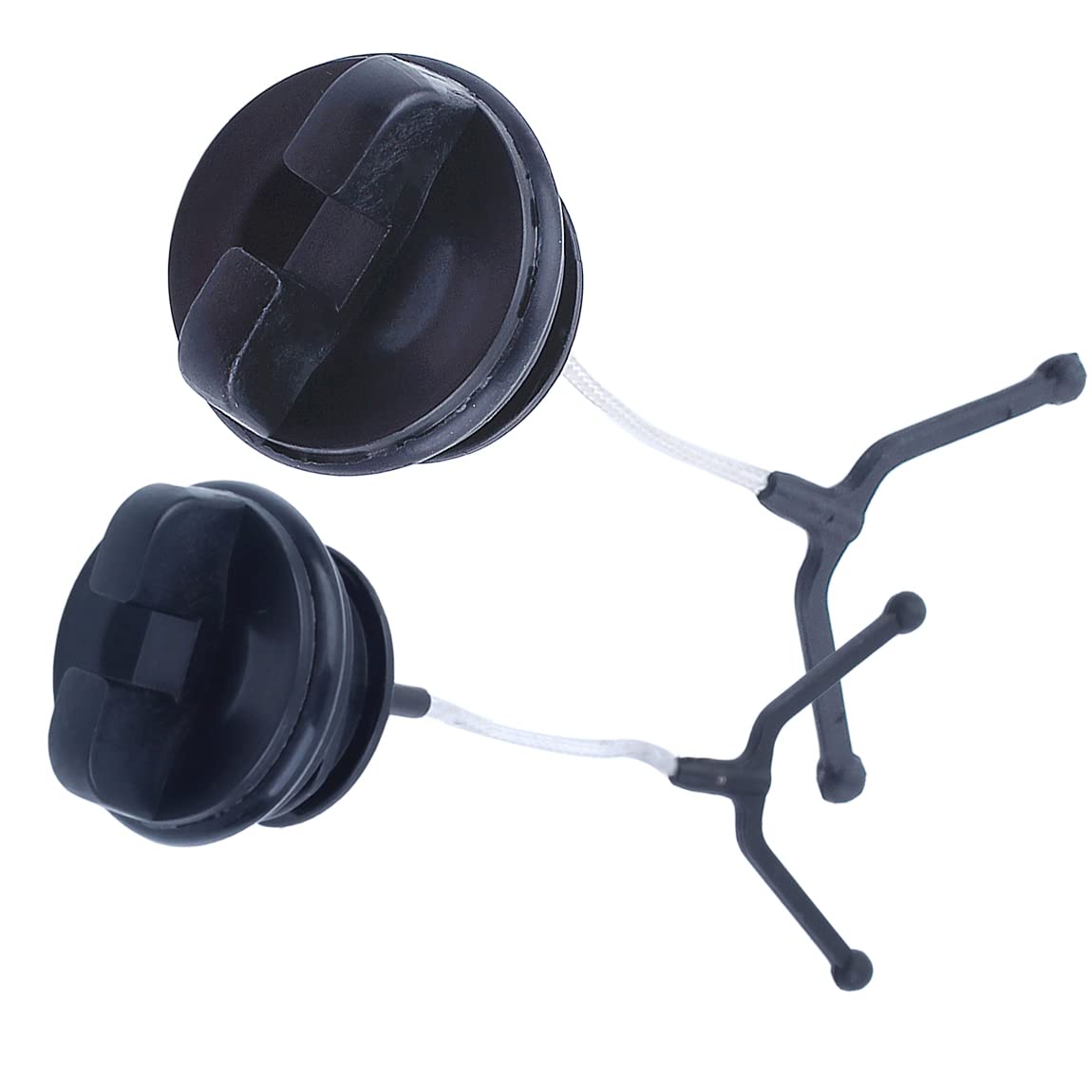 Lot De 2 Bouchons De Réservoir Essence Pour Tronçonneuse Husqvarna (modèles 36, 41, 50, 51, 55, 136, 137, 141, 154, 257, 262, 281...)