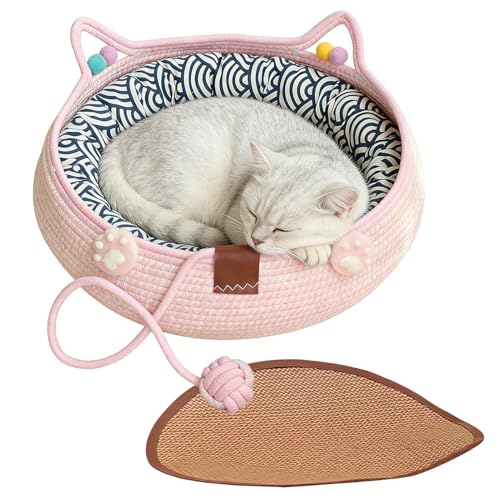 Generisch Cama para gatos – suave con cojín – espacio para dormir para perros y gatos – para gatitos y cachorros para dormir, para casa, salón, balcón