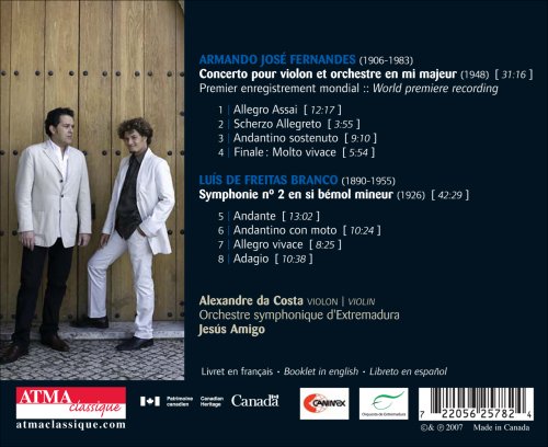 Vista 2 de Fernandes Violin Concerto Freitas Branco Symphony No. 2