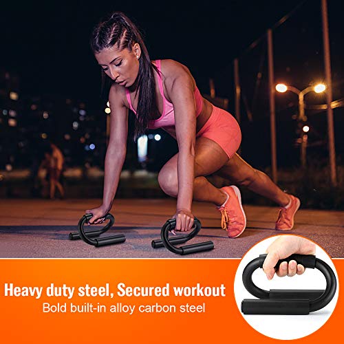 Kiewhay Push Up Bars voor spierkracht Workouts - Push Up Handgrepen met Foam Grip Draagbaar voor Thuis Gym Fitness… - Image 6