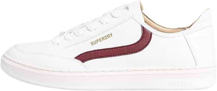 Amazon.com | Superdry Men's Sneaker, Optic Oxblood, 9 | Fashion