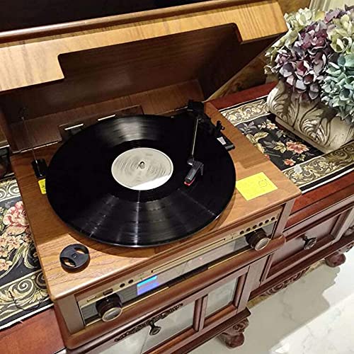 Tourne-Disque Portable dent Vinyl Turntable3-speed Turntable CD Player with Remote Control Chaque Famille - Les Beatles, Paul McCartney, John Lennon, RIngo Starr, George Harrison Tourne-Disque Portable dent Vinyl Turntable3-speed Turntable CD Player with Remote Control Chaque Famille – Image 3
