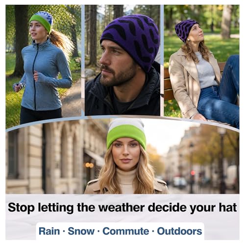 Image of Waterproof, Windproof, Breathable Beanie Hat, Keep Your Head Warm and Completely Dry
