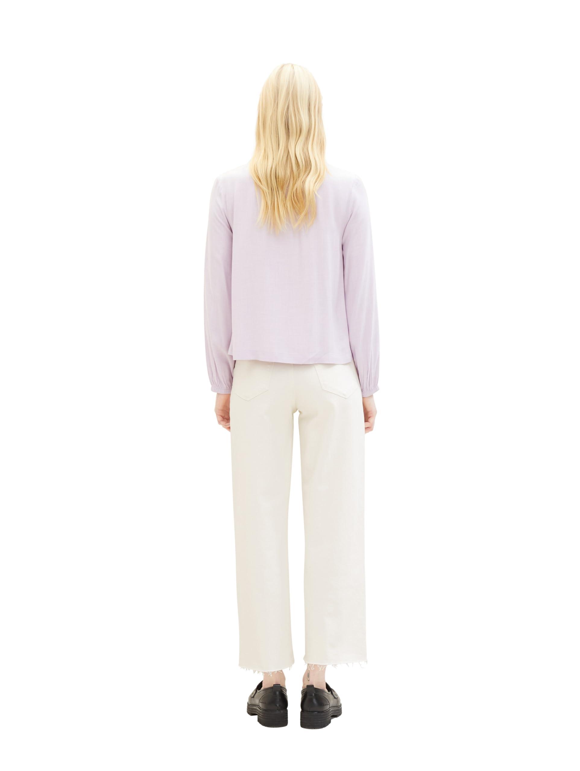 Tom Tailor Denim Damen Culotte Colored Jeans mit weitem Bein