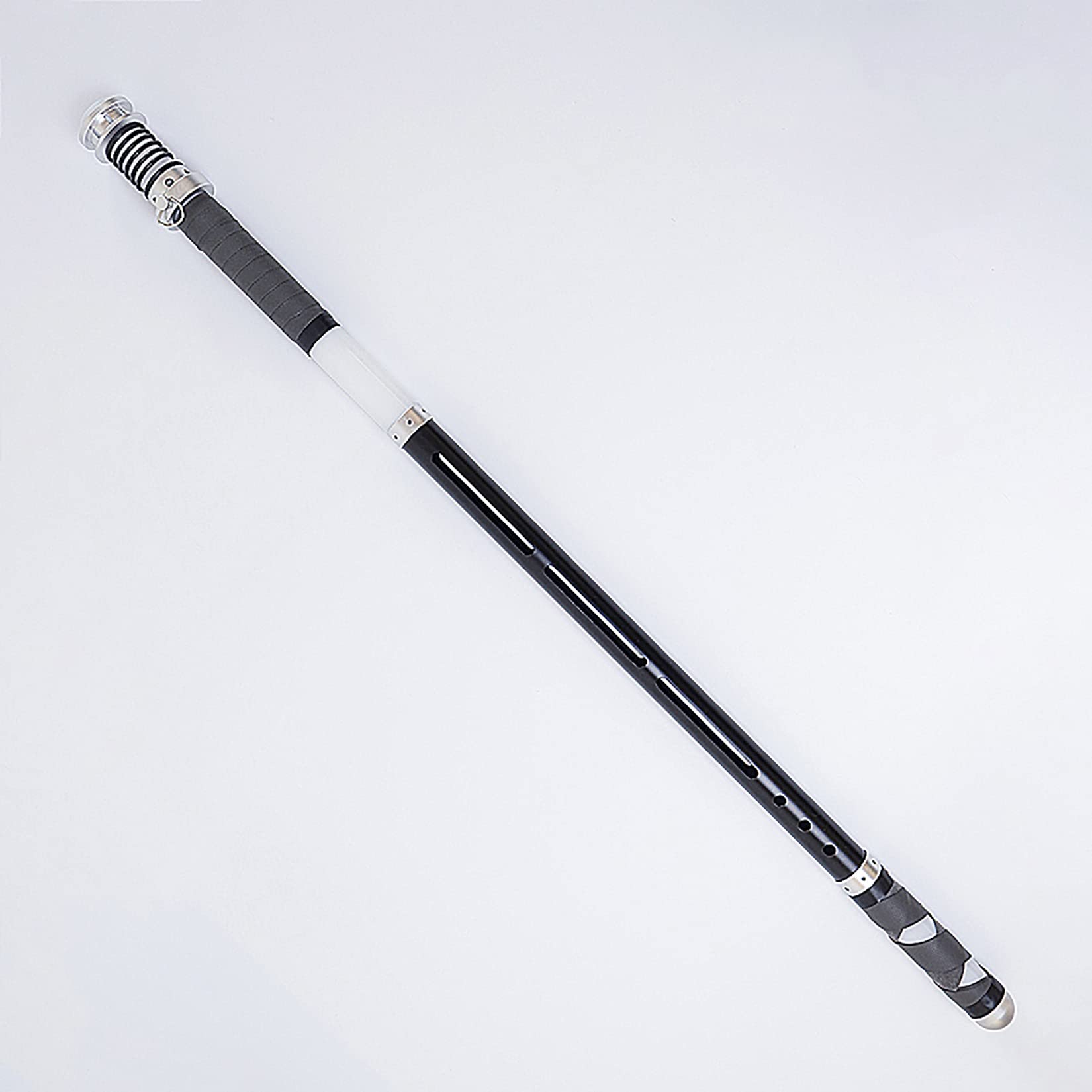 NNYCC Metal Lightsaber Scabbard,Light Saber Accessories Adjustable Protective Sheath for 92cm/82cm/78cm Blade 1" in diameter,black+silver
