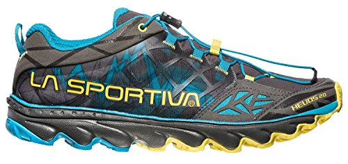 La Sportiva Helios 2.0, Zapatillas de Trail Running para Hombre, (Carbon/Tropic Blue...