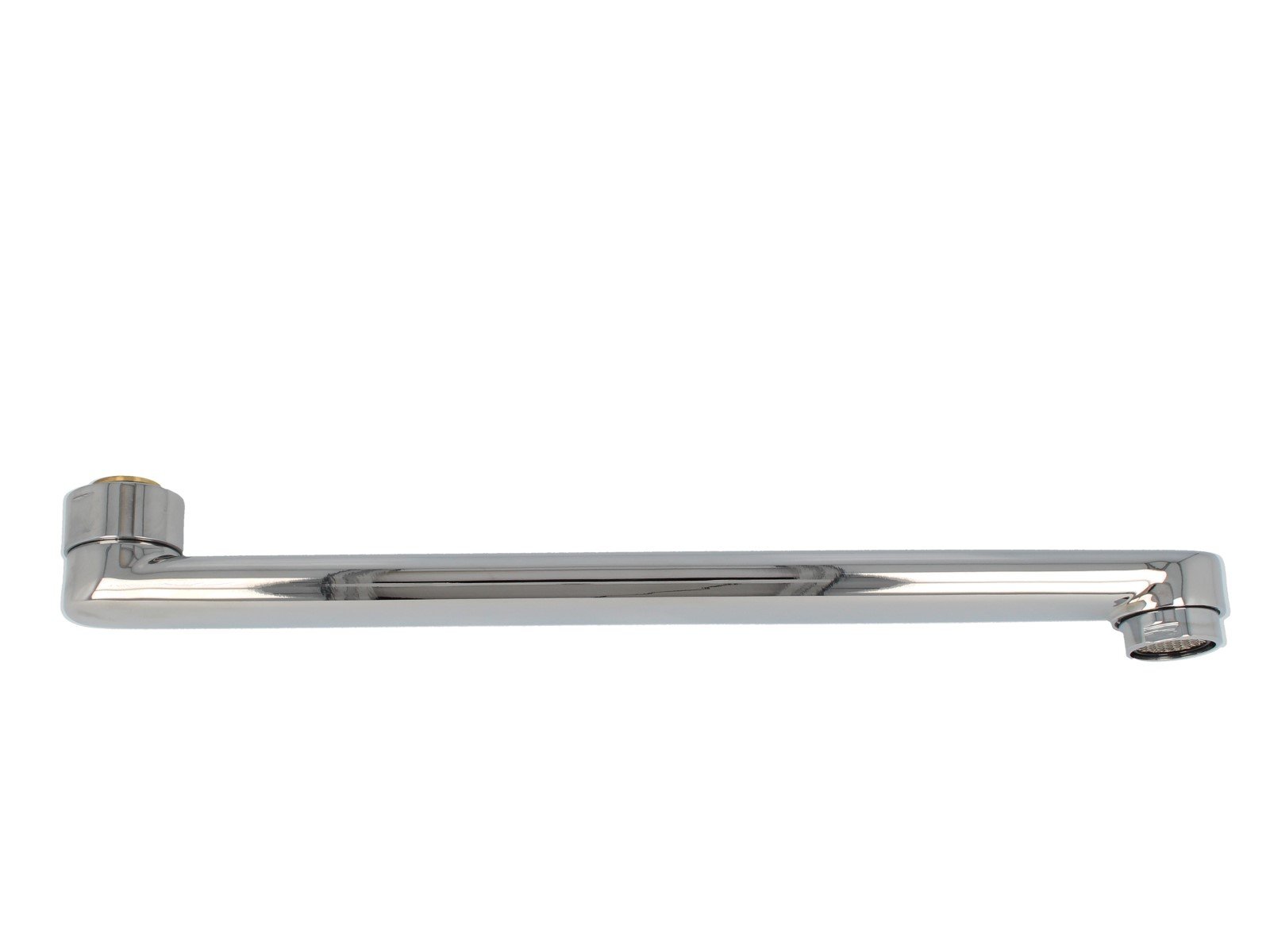 S-Outlet for Wall-Mounted Fittings Chrome-Plated / Length 250 mm / 3/4 Inch Connection Conically Sealing for 18 mm Diameter Attachment