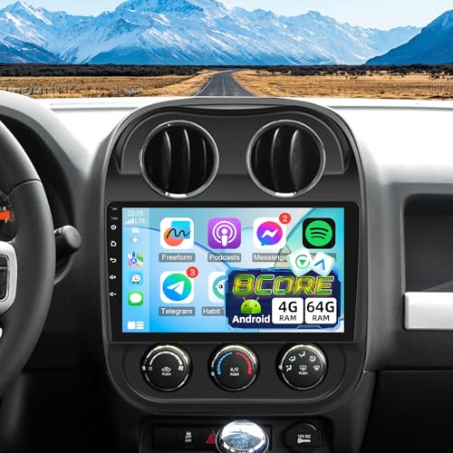 8 Core 4G+64G Radio for Jeep Compass Patriot 2010-2016 by EKAT - Used condition - US$119.11