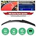 NO7RUBAN M4 Style Trunk Spoiler Wing Compatible with 2008-2012 BMW E90 M3 Sedan & 2006-2011 E90 3 Series Sedan Carbon Fiber Style