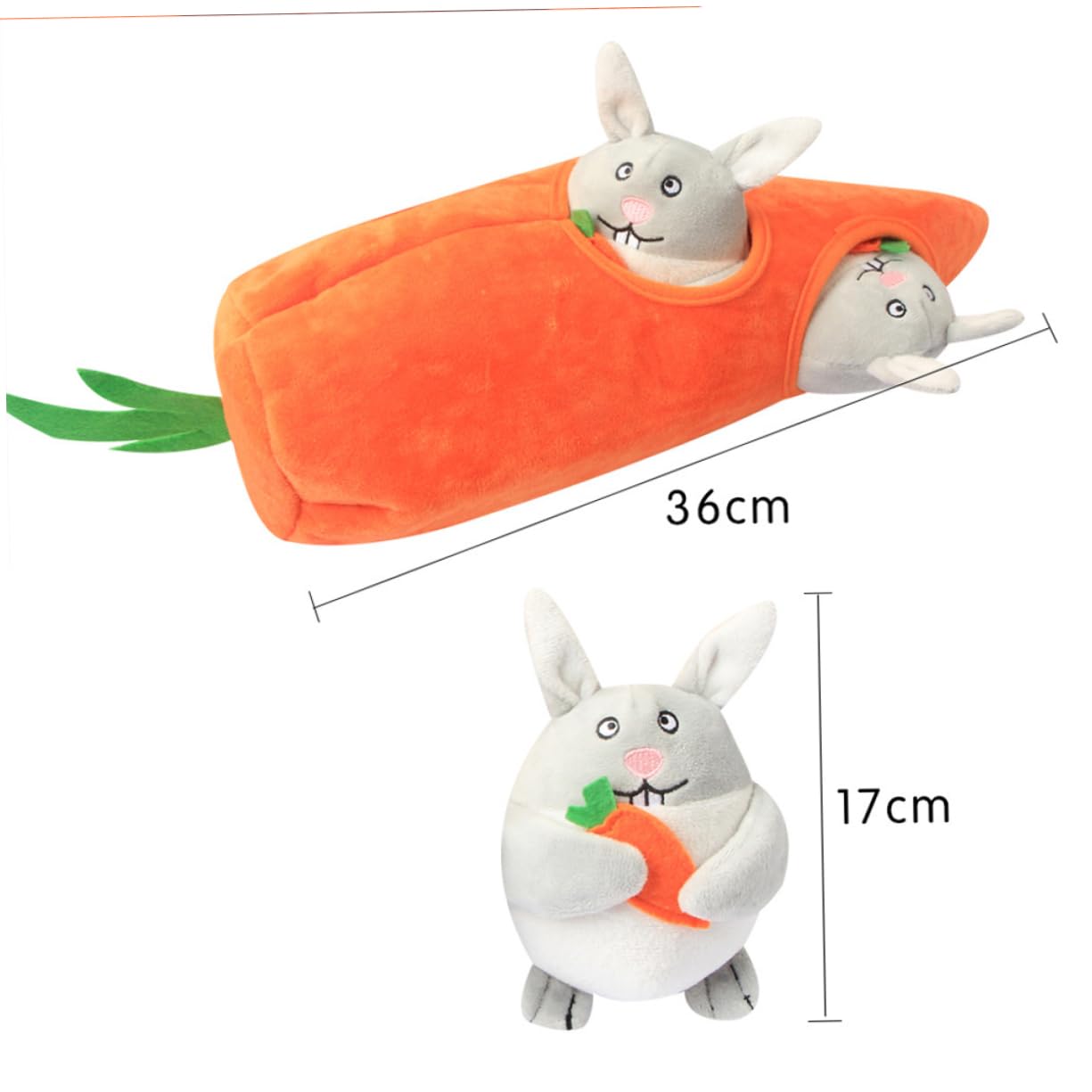 BESPORTBLE 2pièces Jouet Peluche Squeaky pour Animaux De Compagnie Jouet à Mâcher Peluche Forme De pour Chiens De Moyenne pour à