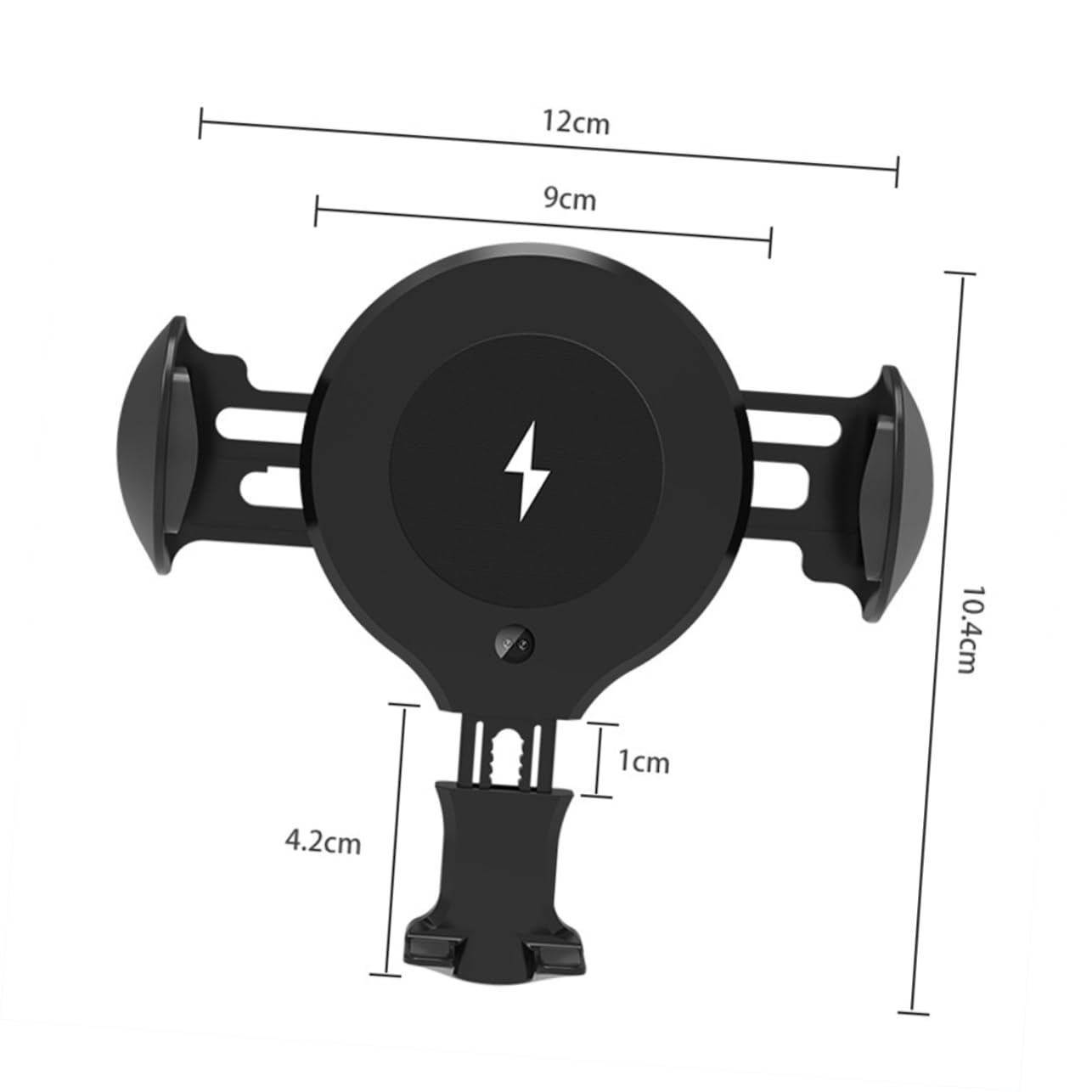 Mikinona Caricatore Telefono Auto Wireless 10w 5w Supporto Cellulare per Bocchetta Aria Rilevamento Automatico per Auto e Telefono