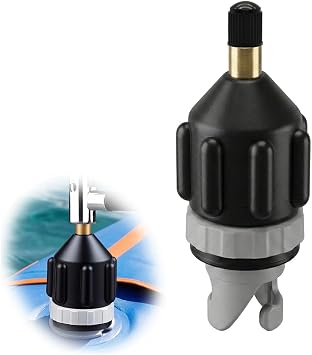 SUP Pump Adapter Air Valve Converter for Paddle Board Kayak Canoe Boat