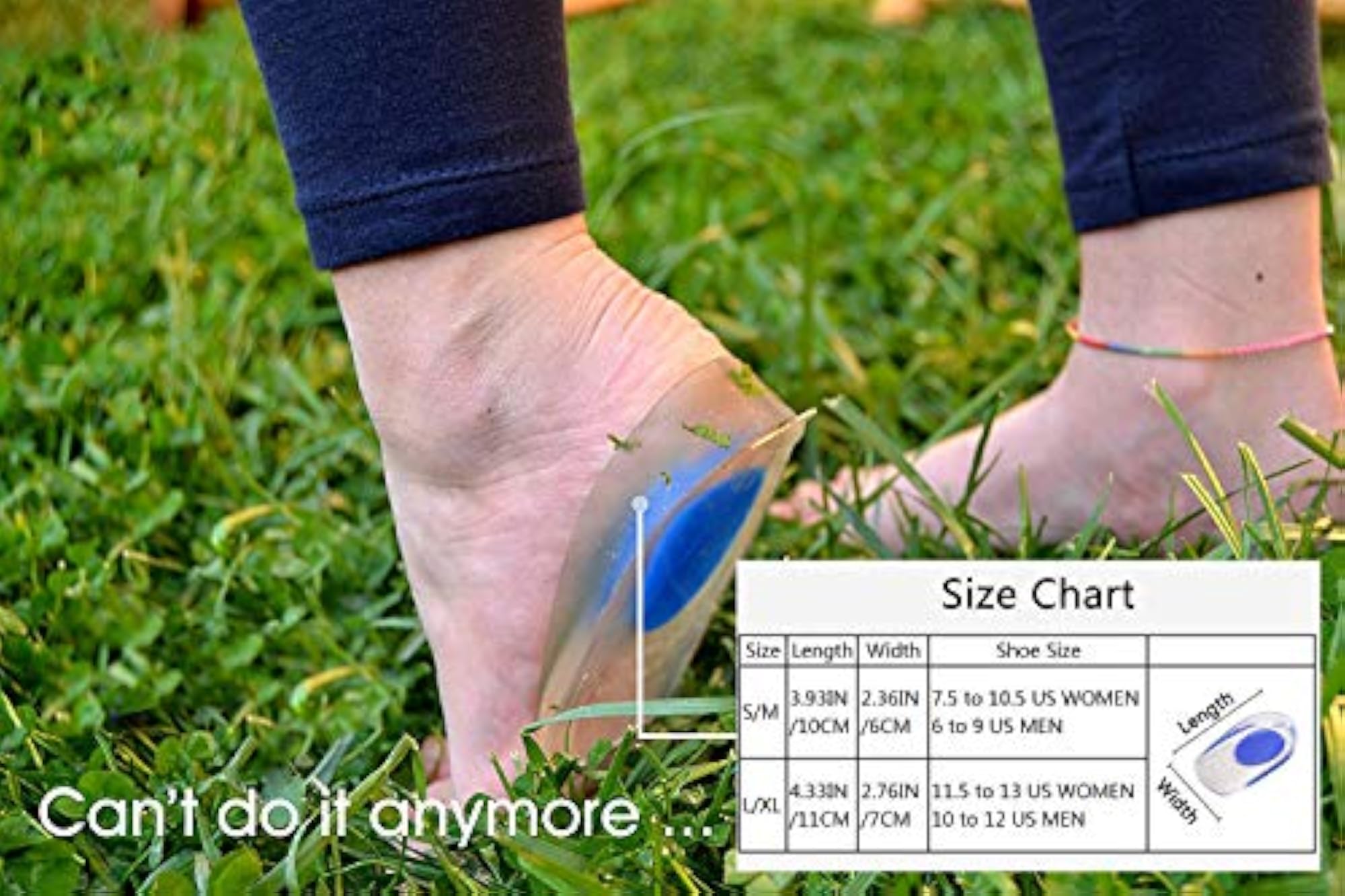 Gel Heel Cups Plantar Fasciitis Inserts-Silicone Gel Heel Pads