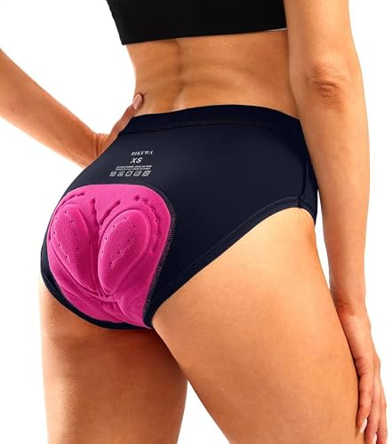 Bikewa Women's 4D Padded Bike Underwear Cycling Bicycle Shorts