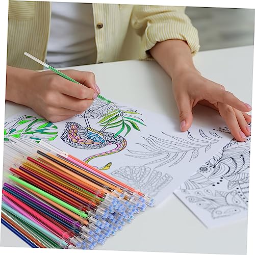 Recambios coloridos para bolígrafos gel 100 unidades miniatura 3