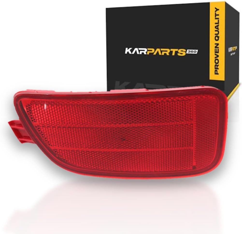 CarLights360 For Kia Soul Rear Bumper Reflector 2012 2013 Driver Side DOT Certified Replacement For KI2830100 | 92451 2K500