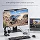 Computer Monitor Lampe LED USB Augenschutz Schreibtischlampe Touch Control Schreibtischlampe PC USB Screenbar Monitorlicht,mit Speicherfunktion,5 Farbtemperaturen,3000K-6500K,für Büro Home Gaming 44CM