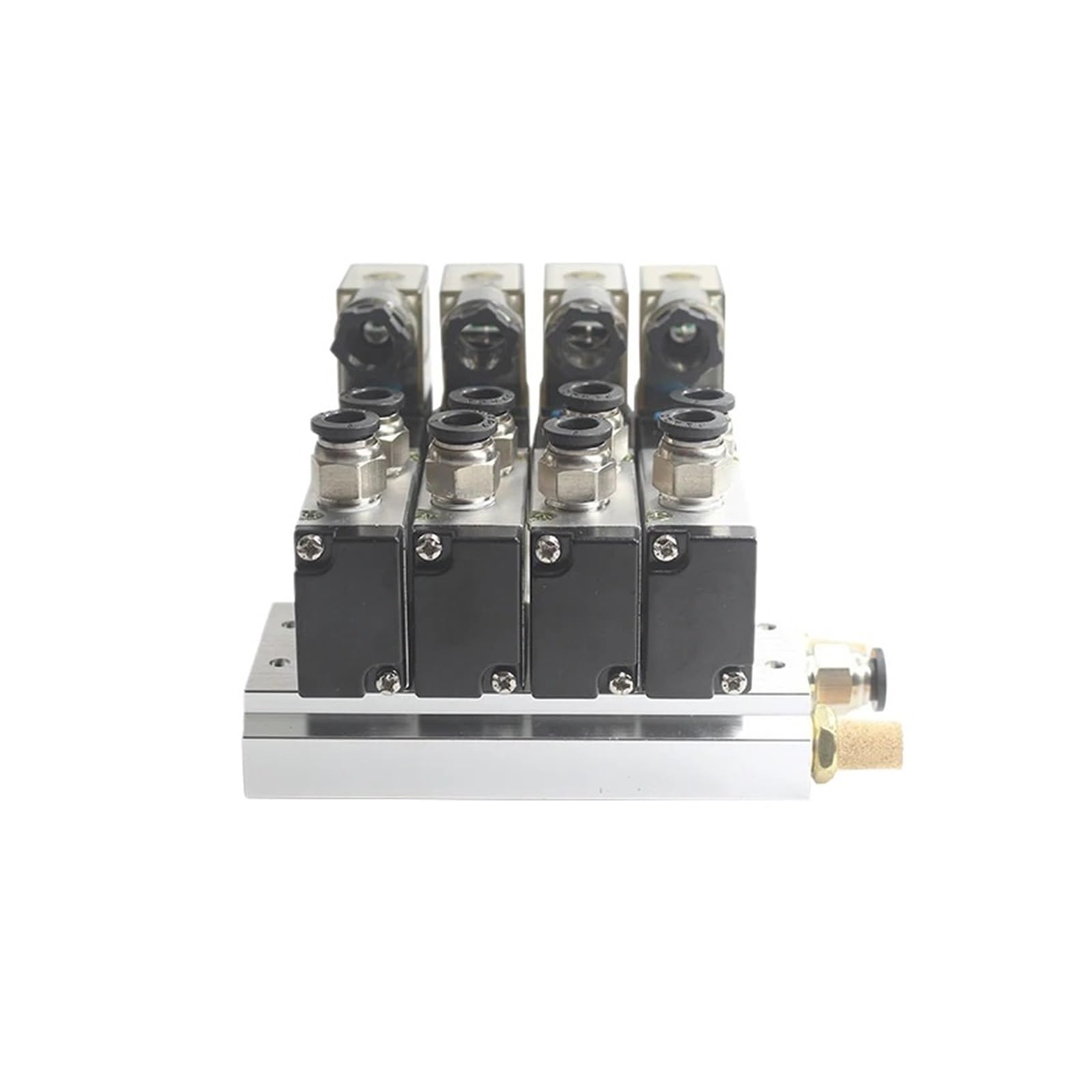 Válvula neumática de colector 4v210-08, Grupo de electroválvulas 5/2, Isla de válvulas, válvula inversora de Cilindro, Distribuidor neumático(3 Combinations)