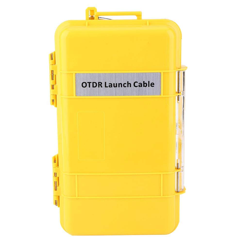 Caja de cable de lanzamiento OTDR de fibra óptica, cable de extensión de 2 km SM (9/125) Eliminador de zona muerta Cable de extensión de anillo de fibra óptica (SC/UPC-SC/APC)