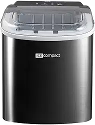 Máquina de Gelo EOS 12Kg Ice Compact Inox All Black EMG06P 110V