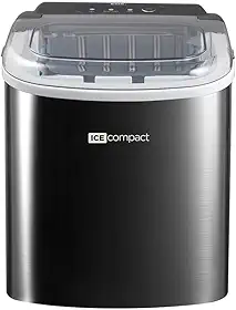 Máquina de Gelo EOS 12Kg Ice Compact Inox All Black EMG06P 110V