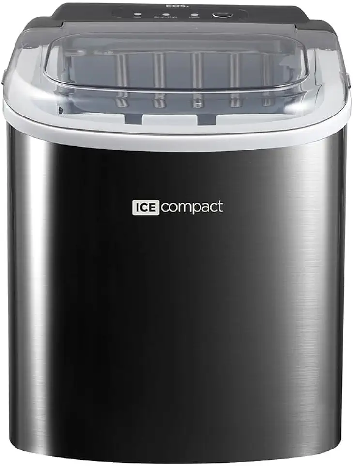 Máquina de Gelo EOS 12Kg Ice Compact Inox All Black EMG06P 110V