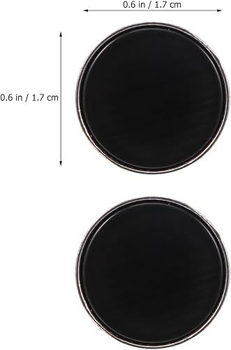 Miniatura 2 de 12 botones de repuesto de aleación negra, extensor de cintura ajustable para pantalones, pasadores de botón extraíbles sin coser para apretar o