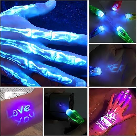 Image of ECLET CRAFT Portable Invisible Magic Pen with UV-Light (Set of 12) (Random Color)
