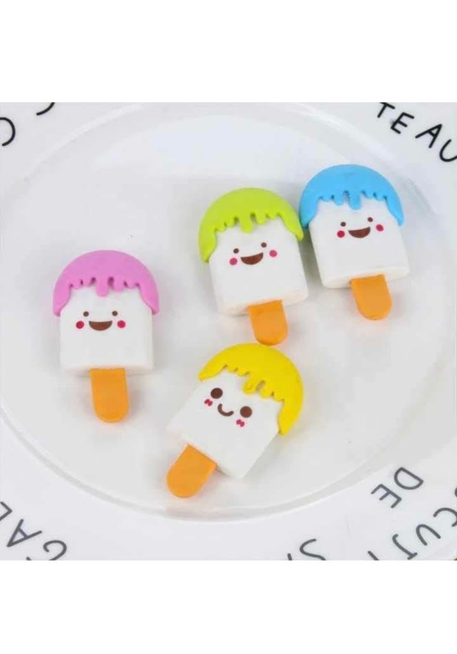 Ice Cream Shaped Eraser for Kids|Fancy Eraser Set for School|Rubber Eraser for Boys, Girls, Kids|Eraser Set for Return Gifts (Multicolor) Pack of 4 (B0D8TWJ19R) Amazon Price History, Amazon Price Tracker