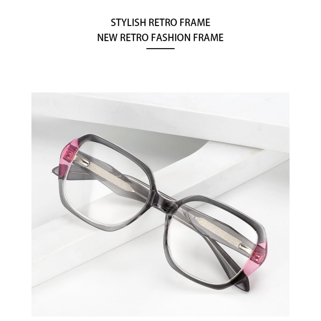 Okulary przeciwsłoneczne damskie Cat Eye Vintage Plastic Titanium Big Frame
