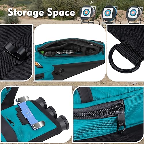 image for SUNYA Archery Hip Quiver for Arrows. Includes 3 Tubes Arrow Holder, Ac
