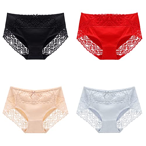 Sous-vêtements doux en coton WENJUN culotte sexy en dentelle extensibilité supérieure