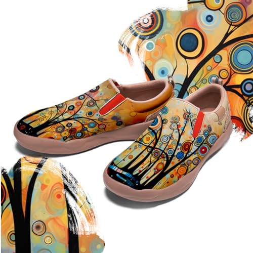 Kid's Slip-on Loafers Boys Girls Casual Shoes Lightweight Comfort Fashion Art Painted Travel Sneakers2