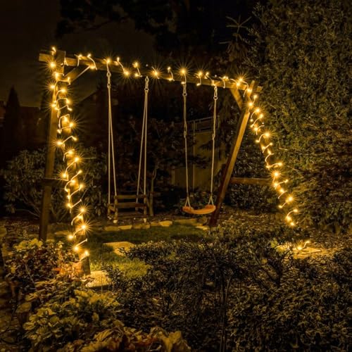 XmasBokeh Extra Long Fairy Lights 30m 300 LED Warm White String Lights Plug in Mains Powered Timer Memory 8 Modes Indoor Outdoor Decor for Christmas Tree Outside - Image 2