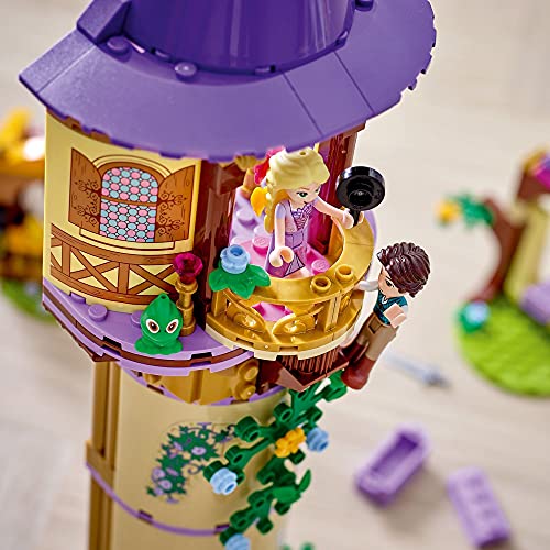 LEGO 43187 Disney Princess Rapunzels Turm Set mit 2 Mini-Puppen aus dem Film „Rapunzel – Neu verföhnt“, kreatives… – Bild 6