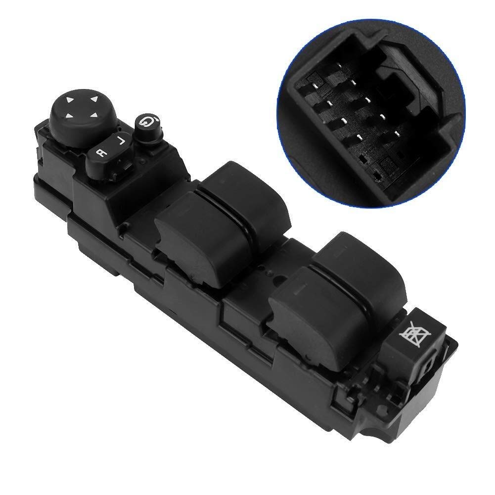 Akcesoria samochodowe Przełącznik sterowania szybem zasilania przycisk regulatora GS1E-66350-A GS1E66350A/pasuje do Mazda 6 2007-2013 akcesoria samochodowe