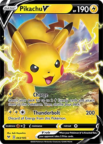 Pokemon PIKACHU V 43/185 Vivid Voltage : Amazon.se: Toys