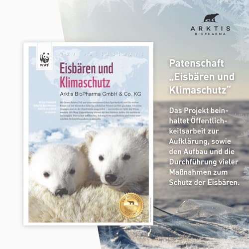 Arktis BioPharma Akazienfasern Grow 300g in Apothekenqualität - Hochdosiertes, Vegan und Laborgeprüftes lösliches Ballaststoffe Pulver - Fiber Supplement zur Unterstützung der Darmflora