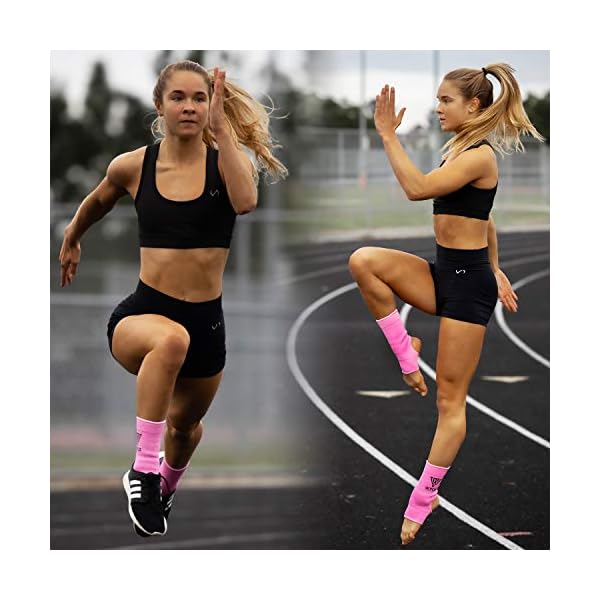 WYOX-Ankle-Wraps-Support-Boxing-Gear-for-Men-Women-Muay-Thai-Ankle-Support-Kickboxing-Wraps-Gym-Ankle-Support-Pair WYOX Ankle Wraps Support Boxing Gear for Men Women Muay Thai Ankle Support Kickboxing Wraps Gym Ankle Support (Pair) (Pink, L/XL (Women 7.0-10.5/ Men 6.0-9.5))