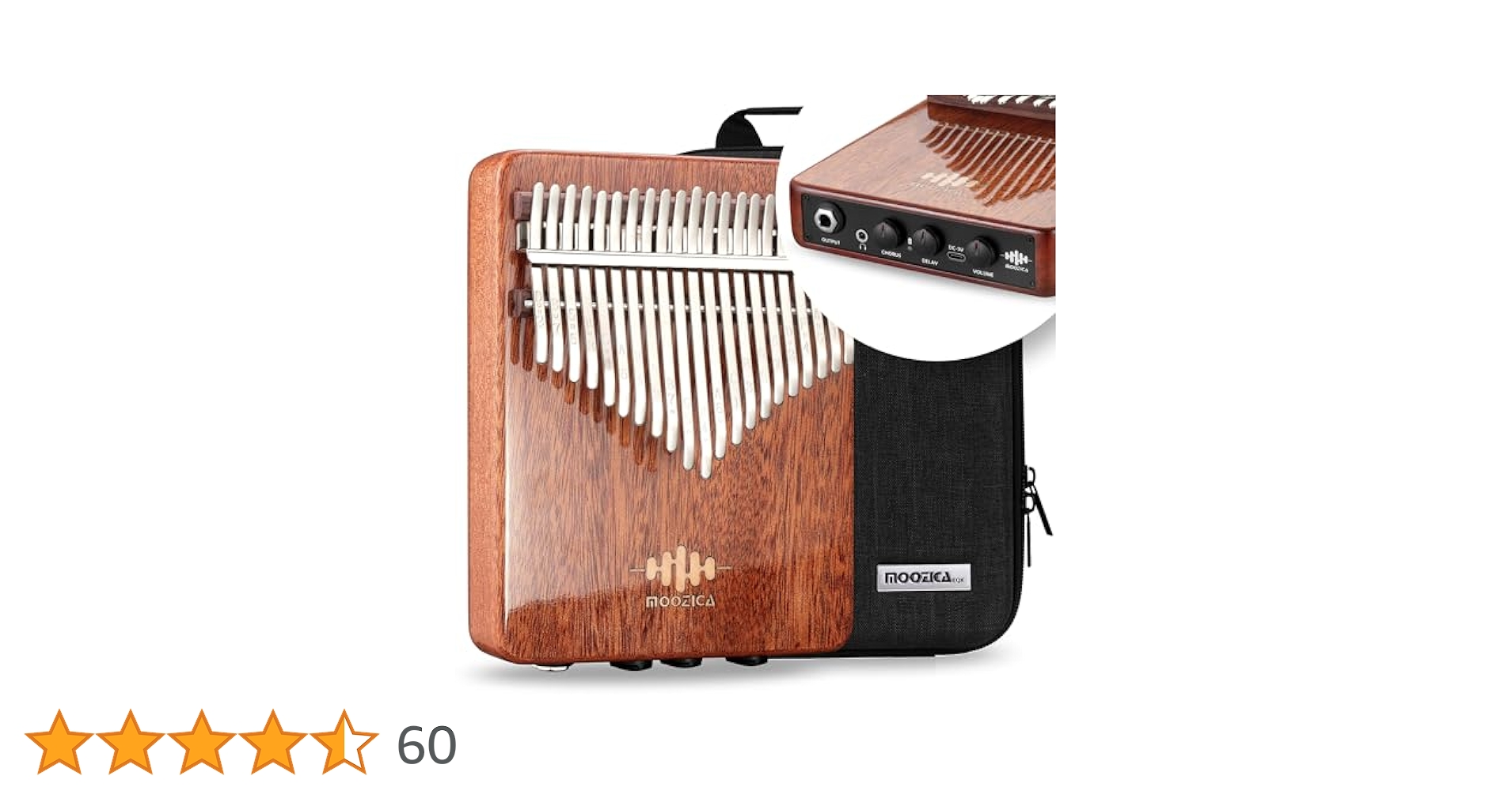 カリンバ ピアノ配列 EQXシリーズ 半音階 二段の半音付き 社外アンプセット Amazon.co.jp: MOOZICA 36キーカリンバ 半音階 二段の半音付き